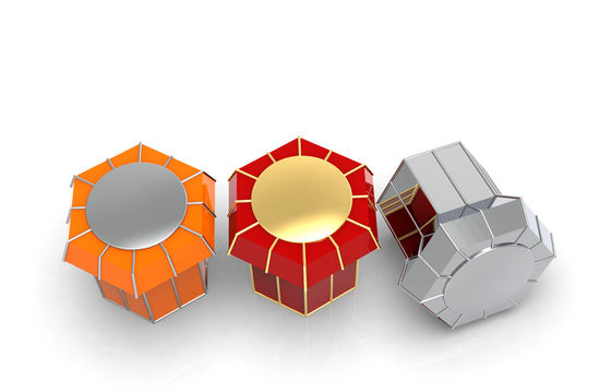 درپوش عطر Zamak با آبکاری غیر قابل تعویض OEM
