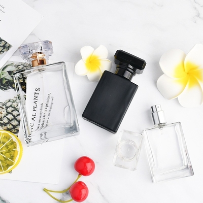 1 اونس بطری شیشه ای عطر مربعی 100 میلی لیتری برای E Cigarette E Liquid