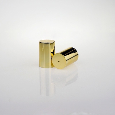 درب عطر پلاستیکی بطری لوکس گرد UV طلا برای ضد عفونی کننده لوسیون