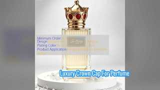 کلاه عطر لوکس تاج مغناطیسی با بدلیجات قرمز
