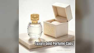 کلاه عطر زاماک گلدار لوکس درب روکش طلا