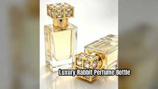ظرف شیشه ای قابل شارژ مجدد بطری عطر خرگوش لوکس