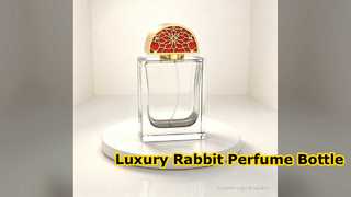 ظرف شیشه ای قابل شارژ مجدد بطری عطر خرگوش لوکس